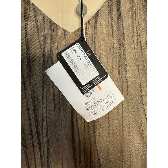 Elegant Black and Gray Women's Blouse - Picture 4 of 9